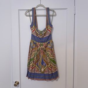 Nicole Miller Silk Halter Dress